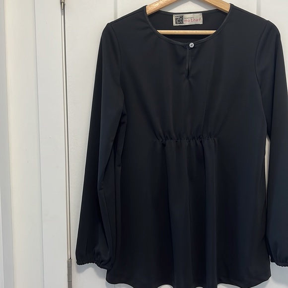 Black Maternity Tunic - Picture 3 of 4